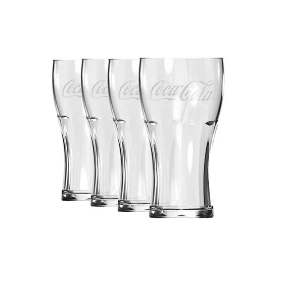 Imagem de Kit c/6 Copo Coca-cola 300ml Contour Nadir Vidro Transparen.