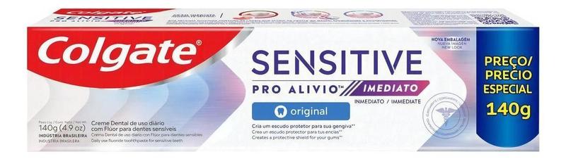 Imagem de Kit c/ 6 Creme Dental Sensitive Alivio Imediato 140g