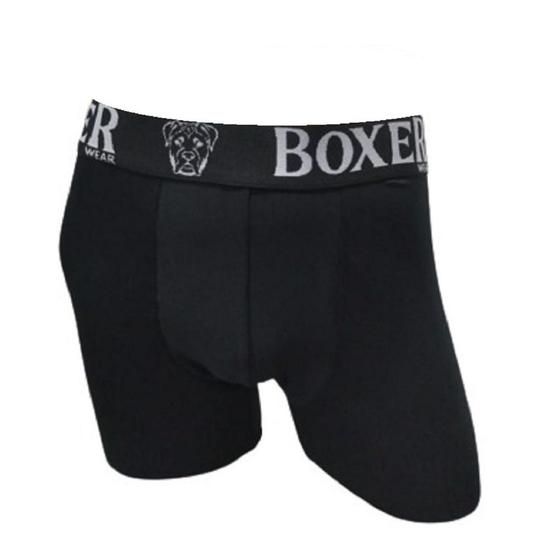 Imagem de Kit C/6 Cueca Box Tamanho Especial Masculina Long Leg Plus Size Microfibra