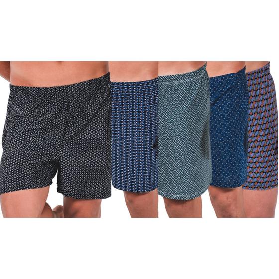 Imagem de Kit C/6 Cueca Samba Canção Liganete Pijama Malha Fria Masculino Direto da Fabrica