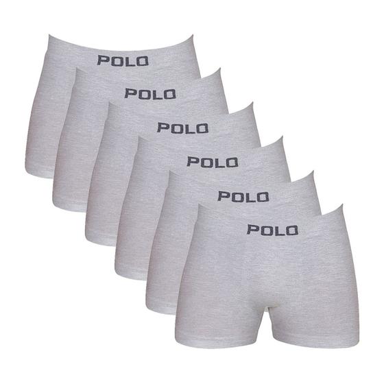 Imagem de Kit C/6 Cuecas Boxer Polo 781 Algodão Masculina Sortido