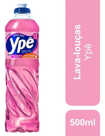 Imagem de Kit c/ 6 Detergente Liquido Clear Care 500ml Ype