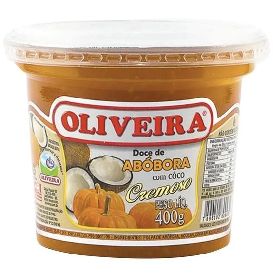 Imagem de Kit c/ 6 Doce de Abobora com Coco Oliveira 400g