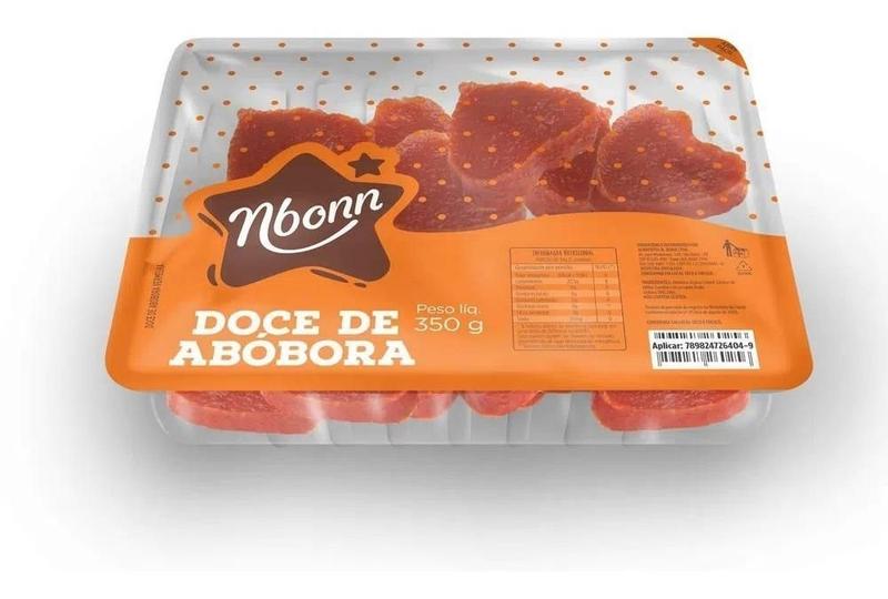 Imagem de Kit c/ 6 Doce De Abobora Coracao 280g 8 Unidades