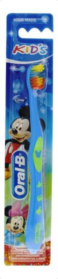 Imagem de Kit c/ 6 Escova de dentes Oral-B Kids Mickey Mouse suave