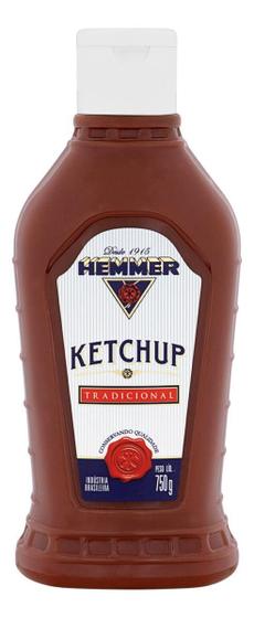 Imagem de Kit c/ 6 Ketchup Tradicional Hemmer Squeeze 750g