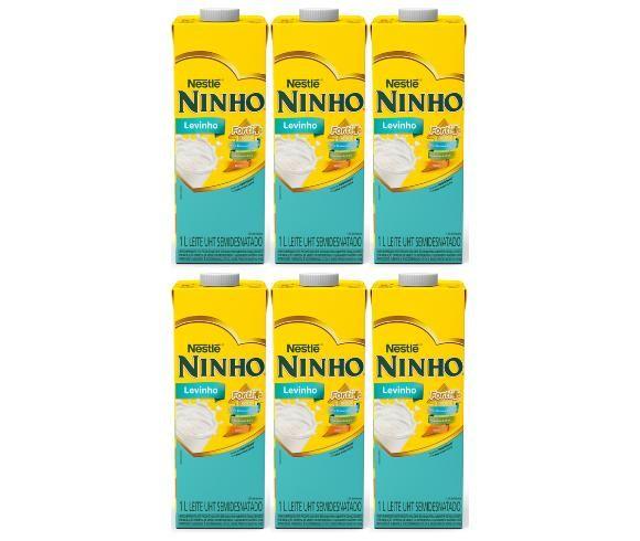 Imagem de Kit c/6 Leite Ninho Semidesnatado Levinho Nestle 1L