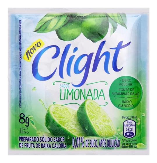 Imagem de Kit c/ 6 Refresco em Po Sem Acucar Limonada Clight 8g