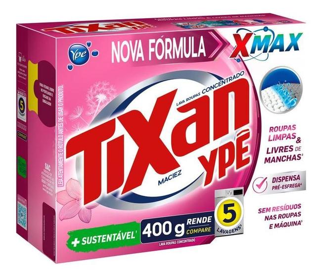 Imagem de Kit c/ 6 Sabao Em Po Tixan Maciez 400G Ype