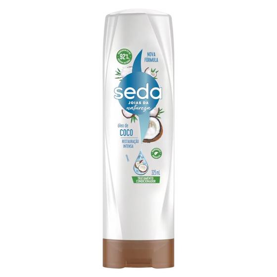 Imagem de Kit c/ 6 Seda Condicionador Bomba De Coco 325Ml