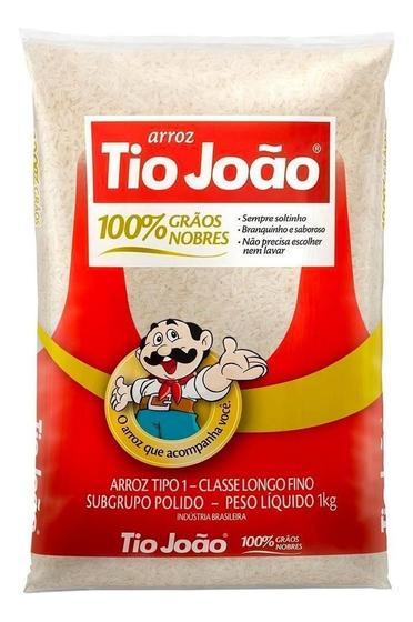 Imagem de Kit c/ 6 Tio Joao 100% Graos Nobres - Arroz, 1kg