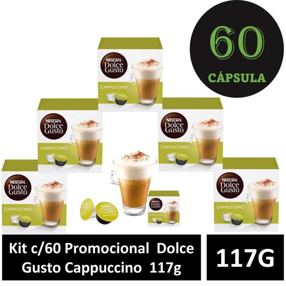 Imagem de Kit c/60 Promocional  Dolce Gusto Cappuccino  117g