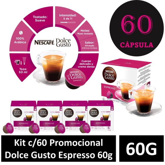 Imagem de Kit c/60 Promocional  Dolce Gusto Espresso  60g