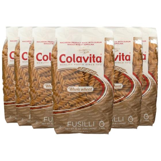 Imagem de Kit c/ 6un Fusilli Integral COLAVITA Grano Duro 500g