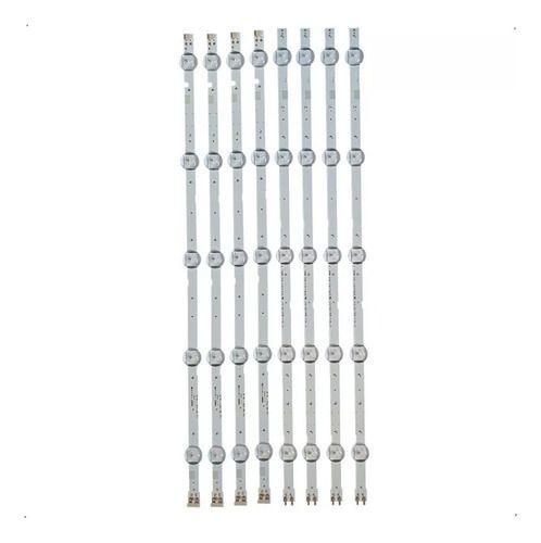 Imagem de Kit C/8 Barras Led Para Tv Un49j5200ag Un49j5200 Em Aluminio