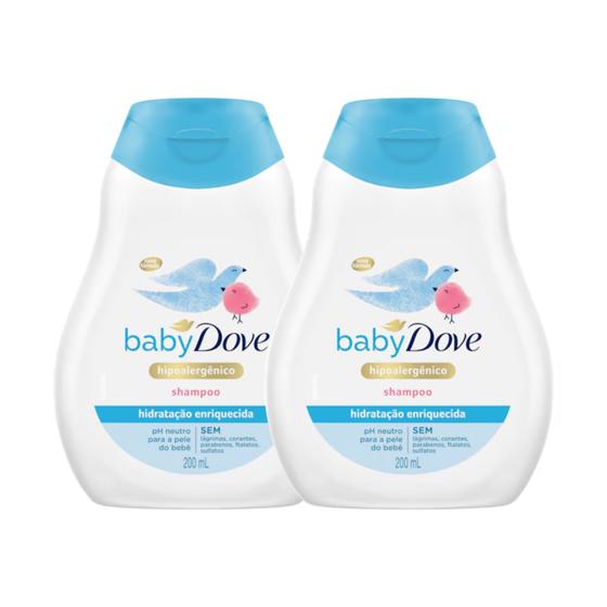 Imagem de Kit C2 Shampoo Hipoalergênico Baby - Dove