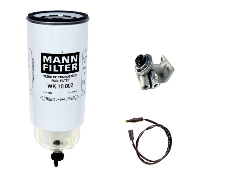 Imagem de Kit Cabecote Filtro Racor Vw Ford Cargo 8150 8170 17250 Worker Delivery Constellation 19320 25390 19370 25320 Com Sensor
