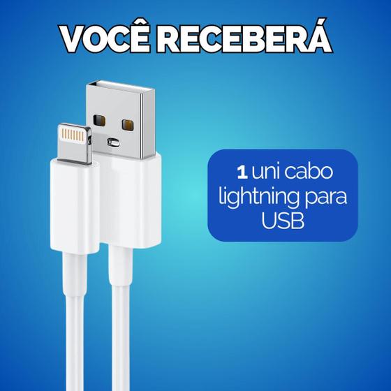 Imagem de Kit Cabo Carregador Celular Dados Rápido USB USB-C 1 Metro - Escolha Seu Kit