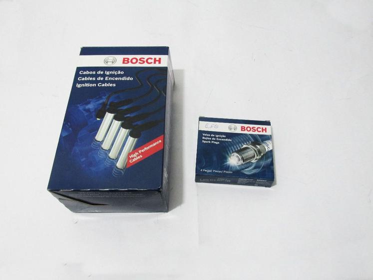 Imagem de Kit Cabo E Vela Original Bosch Uno 1.3 Gasolina 1985 A 1989