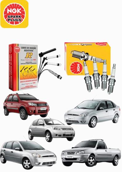 Imagem de Kit cabo vela fiesta/ka/ecosport zetec rocam 99/08 1.0.1. 8v