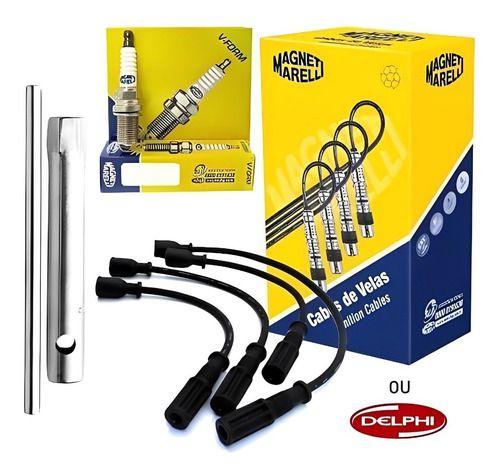 Imagem de Kit Cabo Velas Palio Siena Strada 1.0 1.5 8v Mpi 96/ + Chave