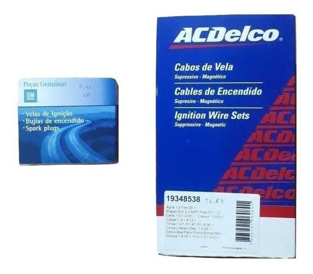Kit Cabos E Jogo Velas Nova Montana 2011 2012 2013 2014 2015 2016 2017 2018 2019 1.4 8v Flex Menor preço em Kit Cabos E Jogo Velas Nova Montana 2011 2012 2013 2014 2015 2016 2017 2018 2019 1.4 8v Flex