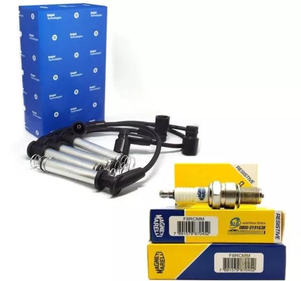 Imagem de Kit Cabos e Velas GM Corsa Celta Prisma Classic 1.0 8v Flex