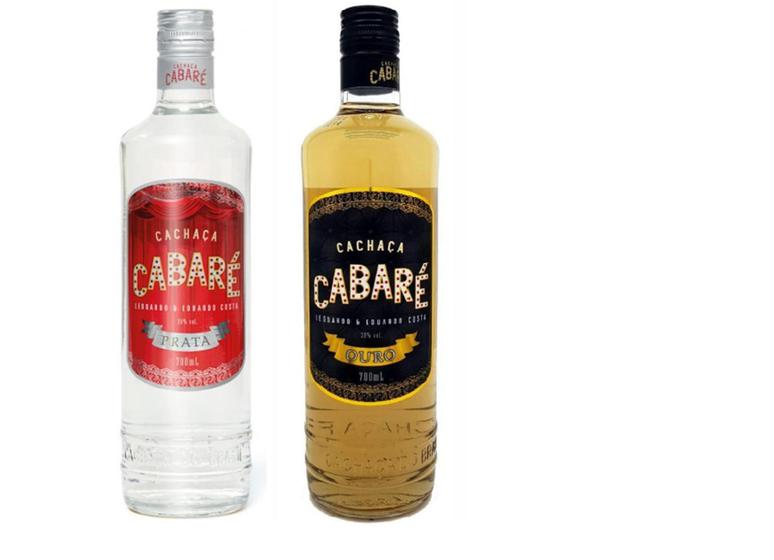 Imagem de Kit Cachaça Cabaré Ouro + Cabaré Prata 700ml cada