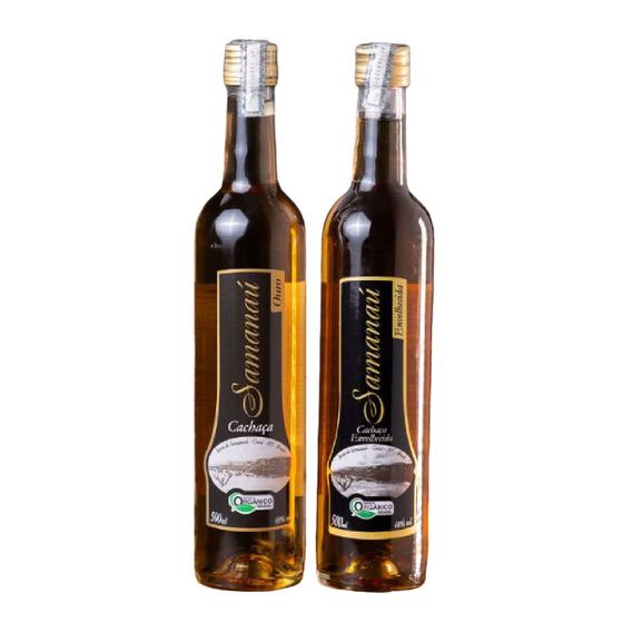 Imagem de Kit Cachaça Samanaú Ouro, Envelhecida - 500ml