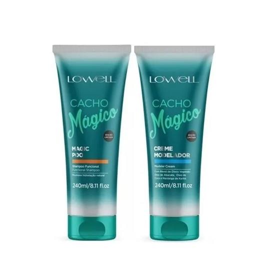 Imagem de Kit Cacho Mágico Shampoo + Creme Modelador 240ml Lowell
