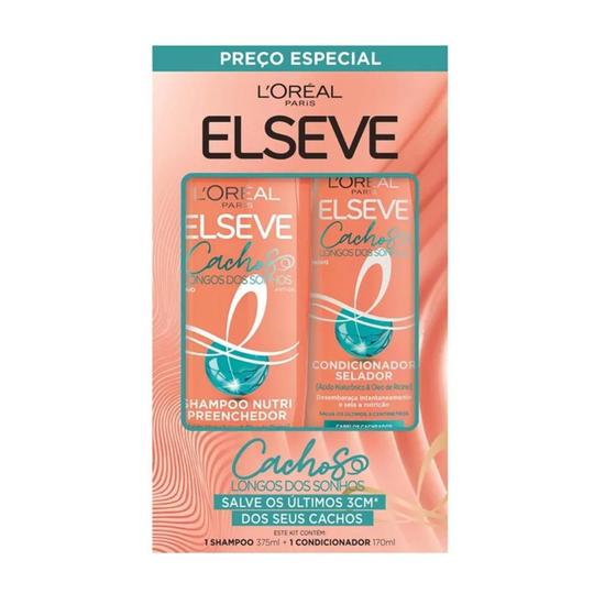Imagem de Kit Cachos Elseve shampoo 375ml + condicionador 170ml