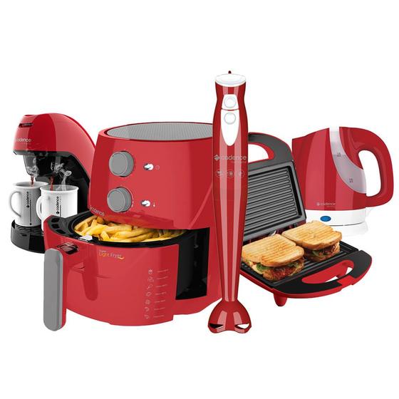 Imagem de Kit Cadence Colors Vermelho Light Fryer