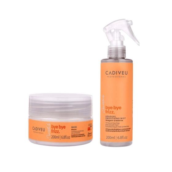 Imagem de Kit Cadiveu Bye Bye Frizz Máscara 200ml + Spray 200ml