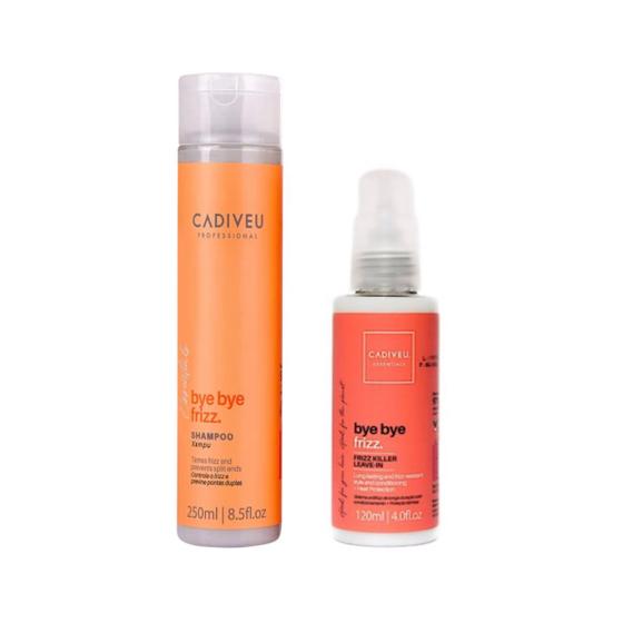 Imagem de Kit Cadiveu Bye Bye Frizz Shampoo 250ml + Leave In 120ml