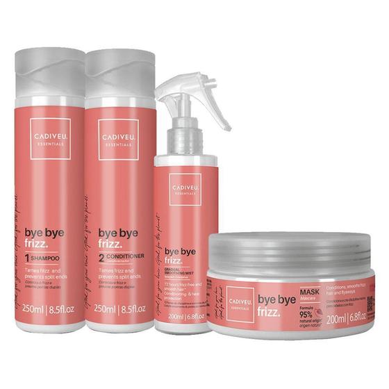 Kit Cadiveu Essentials Bye Bye Frizz - Sh E Cond E Másc E Lv Menor preço em Kit Cadiveu Essentials Bye Bye Frizz - Sh E Cond E Másc E Lv