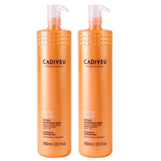 Imagem de Kit Cadiveu Nutri Glow 2 Máscaras Capilar 980ml