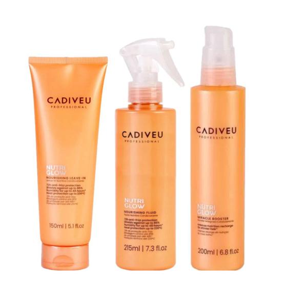 Imagem de Kit Cadiveu Nutri Glow Leave-in150ml +Leave-in215ml +Booster