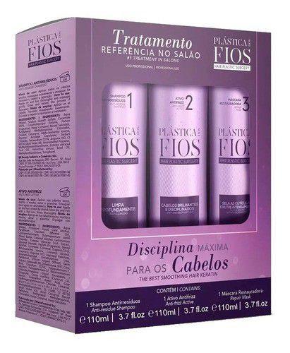 Kit Cadiveu Professional Plástica Dos Fios 110ml- 3 Produtos Menor preço em Kit Cadiveu Professional Plástica Dos Fios 110ml- 3 Produtos