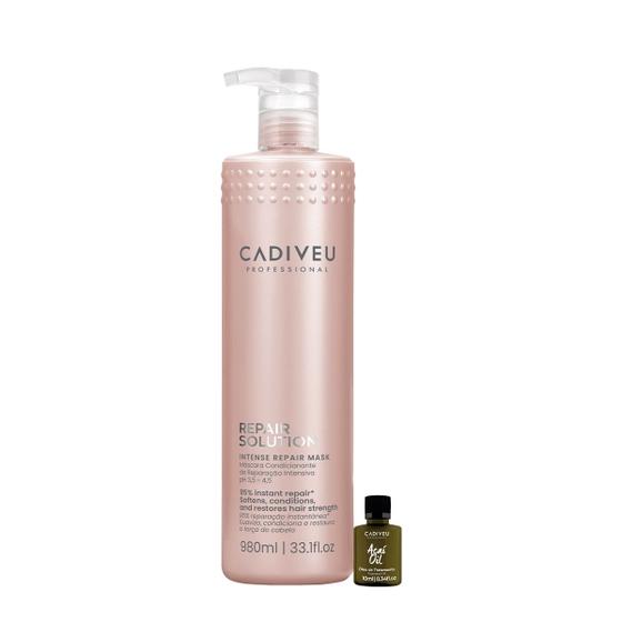 Imagem de Kit Cadiveu Professional Repair SolutionAçaíMáscara Oil 10 (2 produtos)