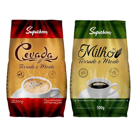 KIT CAF CEVADA 500g CAF DE MILHO 500g Superbom Caf Magazine KIT CAF CEVADA 500g CAF DE MILHO 500g Superbom Caf Magazine