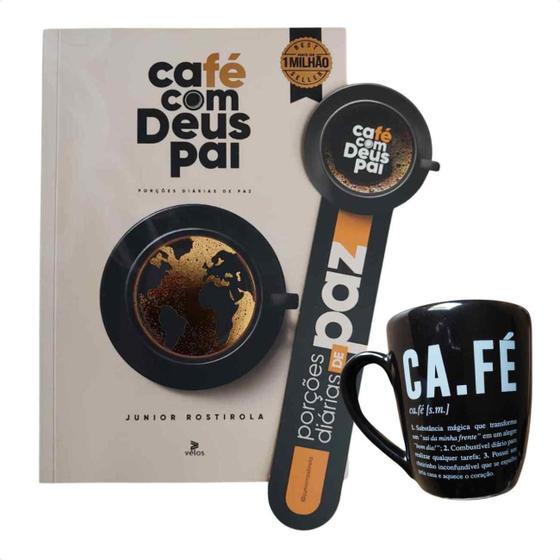 Imagem de Kit Cafe Com Deus Pai 2024 Caneca CA.FÉ