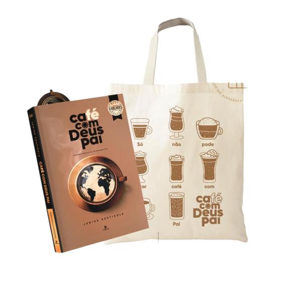 Imagem de Kit Café com Deus Pai 2025 porções diárias de Transformação e Bag personalizada café com Deus Pai - Júnior Rostirola