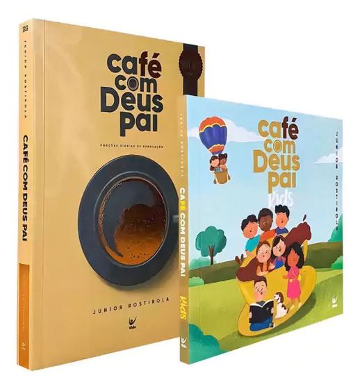 Imagem de Kit - Cafe Com Deus Pai + Cafe Com Deus Pai Kids - VIDA EDITORA                                      