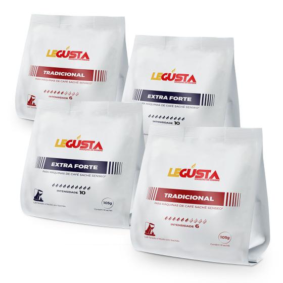 Imagem de Kit Café Compatível Senseo Legusta 60 un