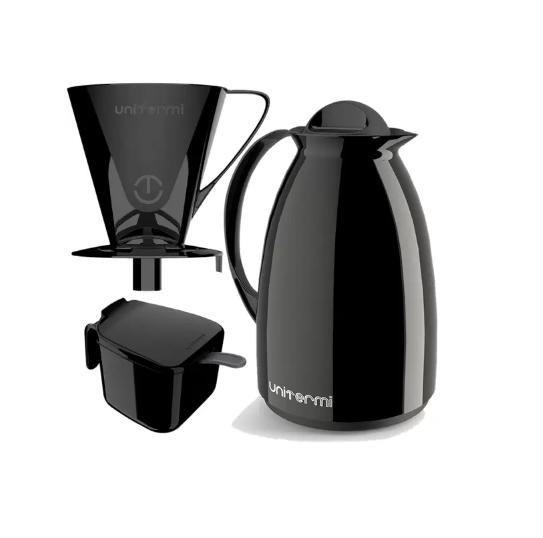 Imagem de Kit café prático 3pcs - Preto- Unitermi Ref.81120