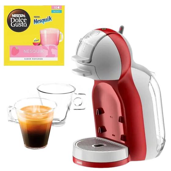 Imagem de Kit Cafeteira Dolce Gusto +2 Xícaras +40 Cápsulas Nesquik