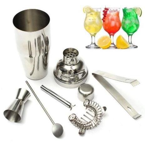 Imagem de Kit Caipirinha Inox Uny Home 5 Peças Gourmet