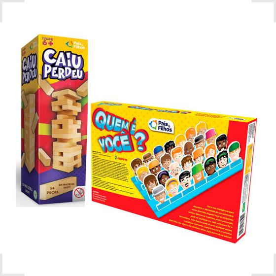 Imagem de Kit Caiu Perdeu e Quem e Você - Jogos Pedagogicos Jogo Infantil Jogos Educativos