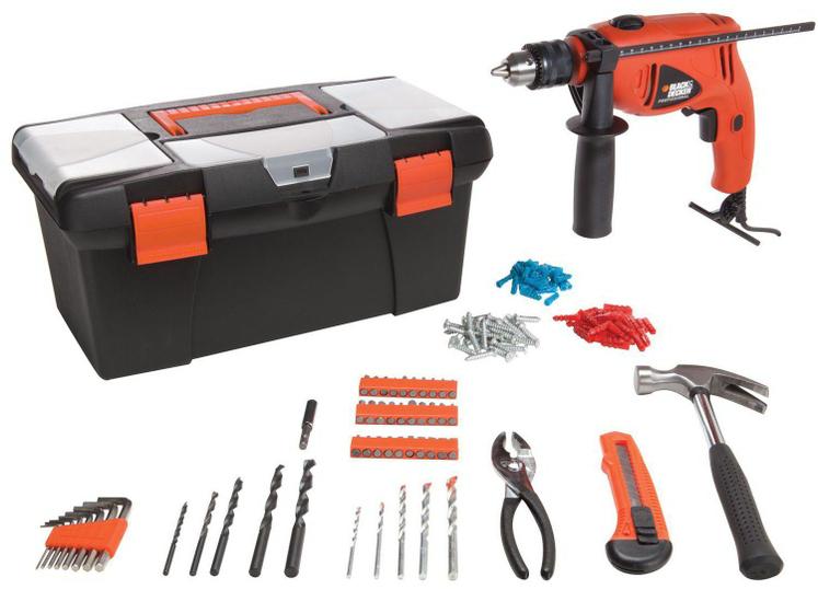 Imagem de Kit Caixa de Ferramentas Black&Decker Pro HD500BX