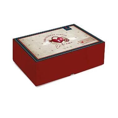 Imagem de Kit Caixa Retangular Realce Amor Real P 20x14x7cm - 10 Un